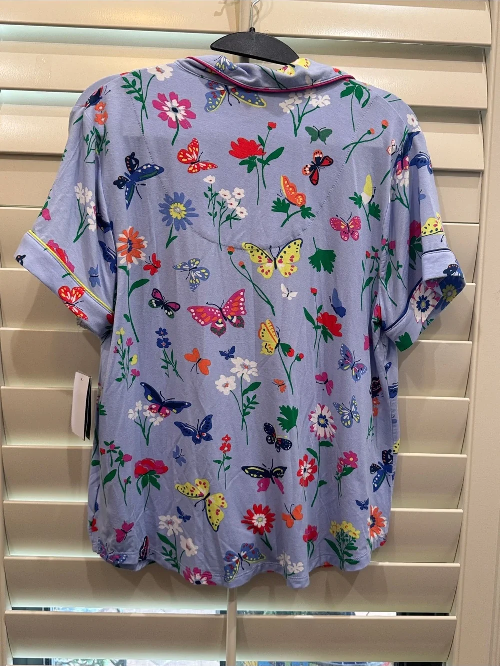 kate spade Lavender Butterfly & Floral Pajama Set
